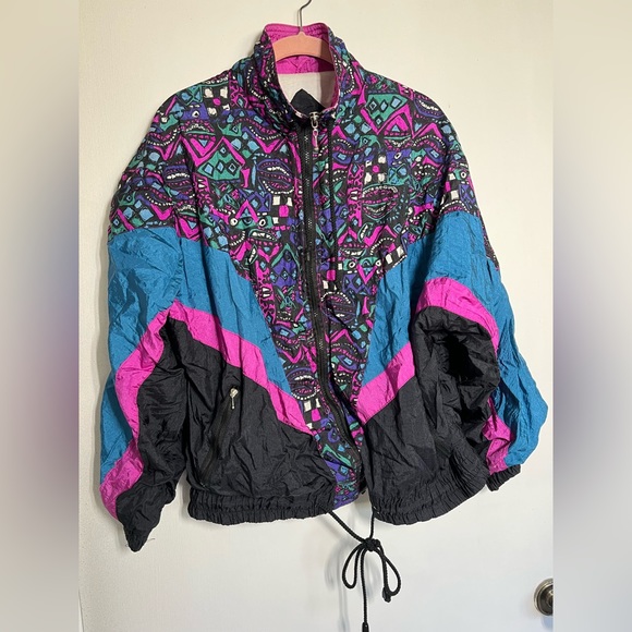 Vintage Active Code Climate Zone Windsuit Jacket 80s 90s Youth Size 14/16 - Picture 1 of 6